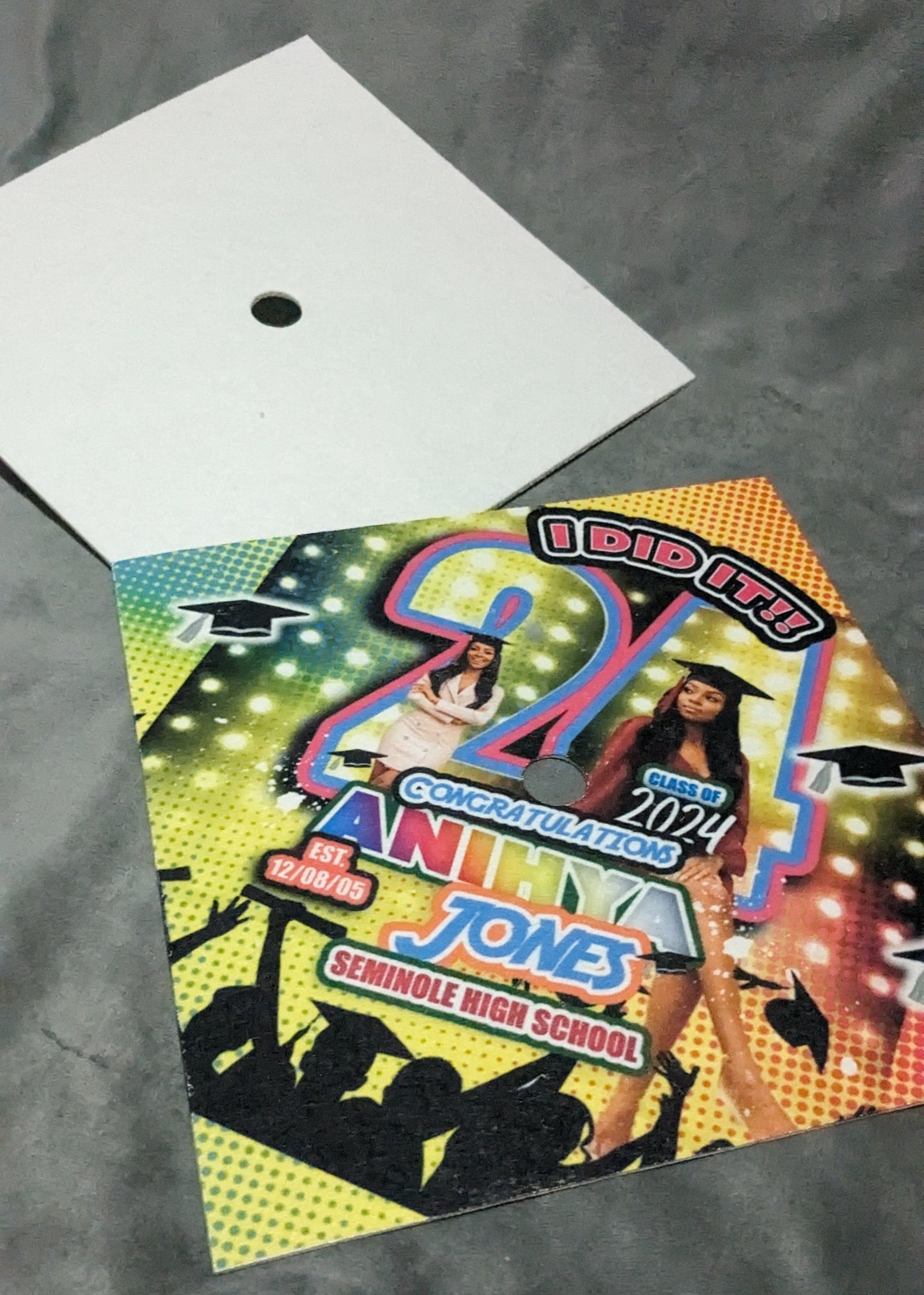 Grad Cap Topper (blank)