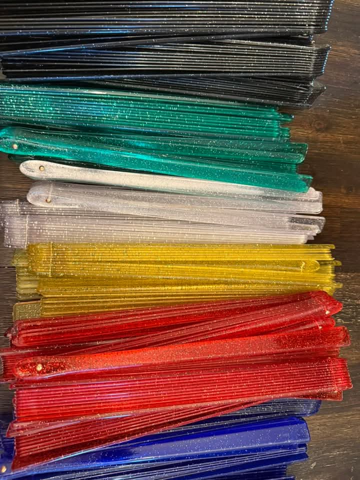 Glitter / Solid color Fan Handles – Pre-Order