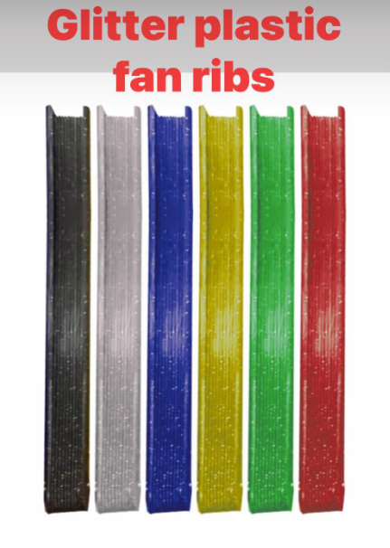 Glitter / Solid color Fan Handles – Pre-Order