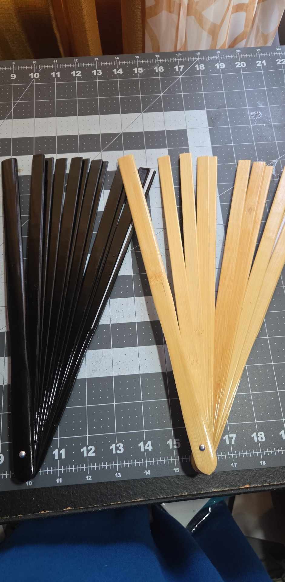 13 inch Sublimation Ready Bamboo CLACK FANS